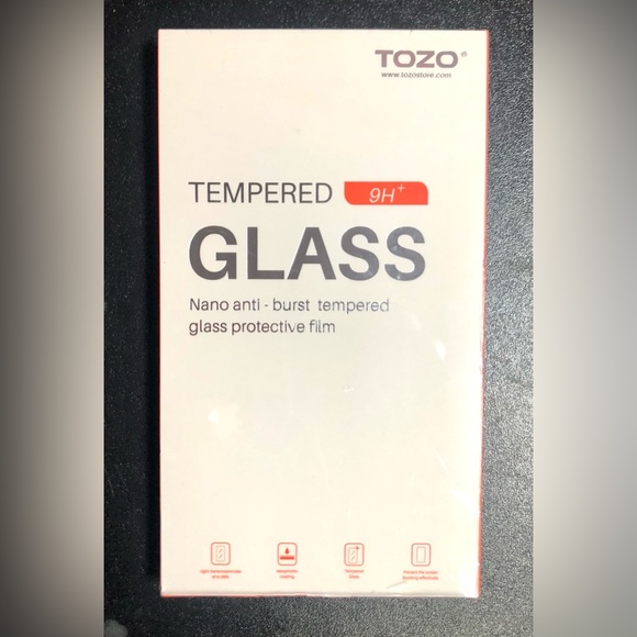 TOZO 5Pack bundle iphone Screen Protector Premium Tempered Glass brand new - Picture 2 of 9